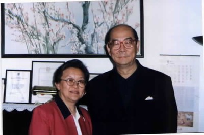 Rev David Cheung and Margie
